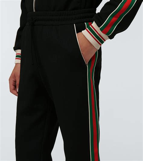 gucci red sweatpants|Gucci sweatpants outfit.